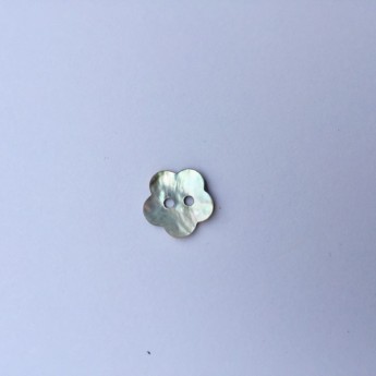 Blume Perlmuttknopf
